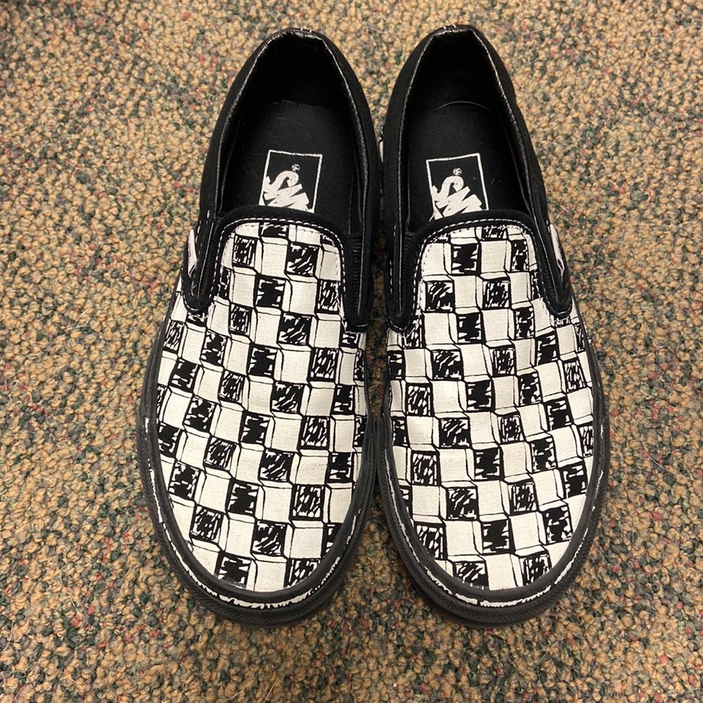 COPY - Vans sketched checkerboard limited edition